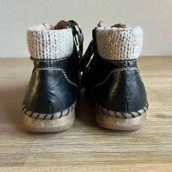 Biza Royal Women Size 6.5 Boot Bohemian Neutral Minimalist Earthy Cozy Bootie - Picture 10 of 14